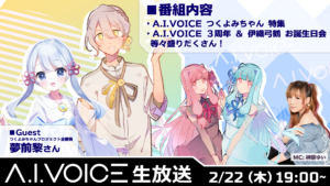 第38回 A.I.VOICE生放送